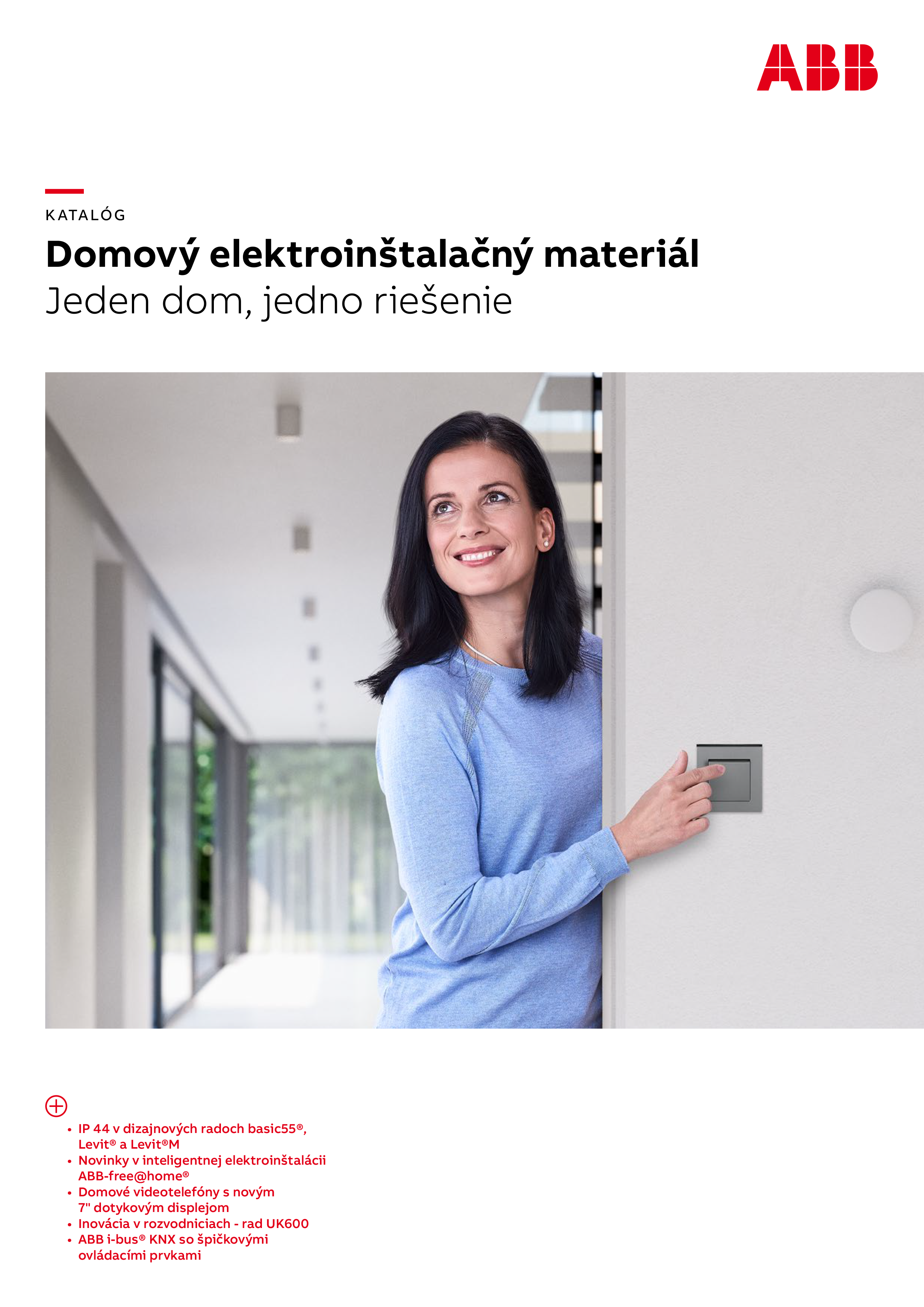 ABB - Domový elektroinštalačný materiál 2020